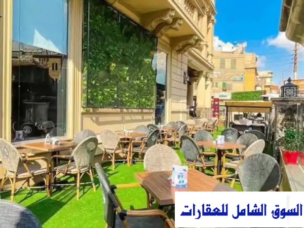 كافيه راقي للإيجار في 6 أكتوبر - إيرادات يومية 13...