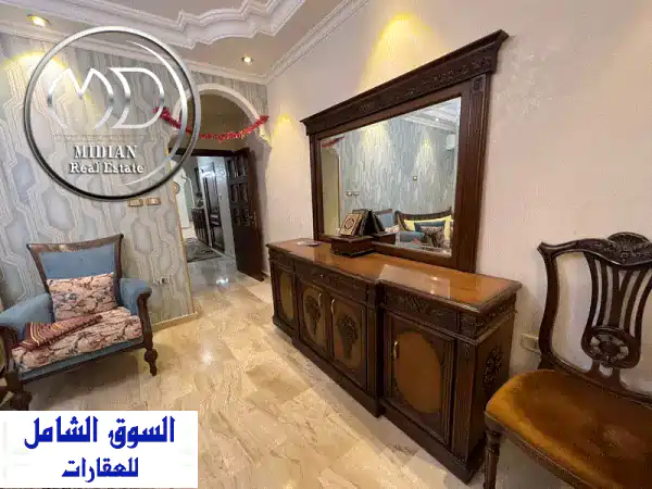شقة أرضية فاخرة للبيع في خلدا خلف بردايس - مساحة 280م + تراس 50م + كراج خاص!