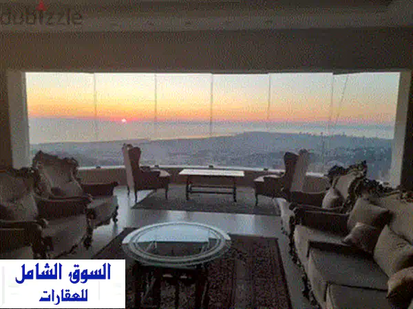 فيلا فاخرة 1400 متر مربع مع حدائق بانورامية للبيع في عاليه - فرصة استثنائية!