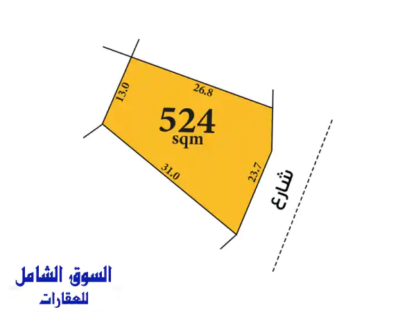 فرصة ذهبية! أرض سكنية واستثمارية للبيع في جد علي...