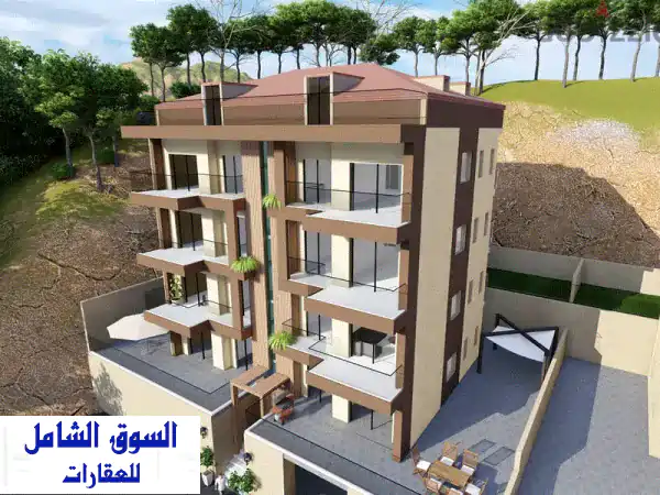 شقة فاخرة للبيع في مار موسى - مساحة 125م²، مواقف...