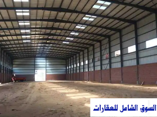 مصنع للإيجار في مدينة بدر - مساحة 3000 متر، مثالي...