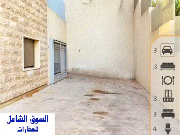 شقة نصف مفروشة فاخرة في نكاش - ٣ غرف نوم - هدوء وخصوصية!