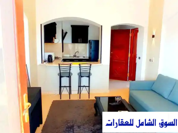 شالية باطلالة مميزة في سابينا الجونة كامل التشطيب مفروش مفروشة للبيع الغردقة البحر الأحمر