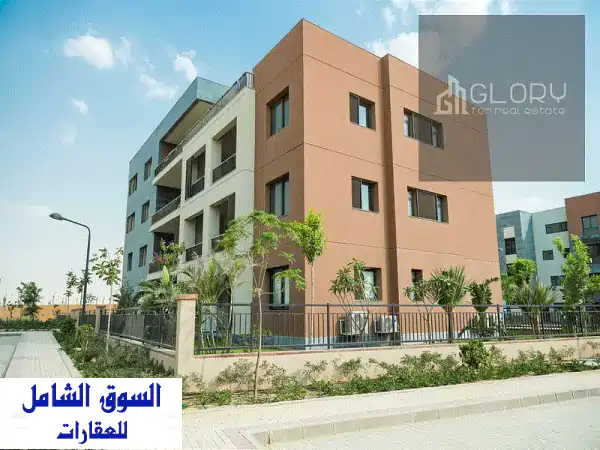 شقة نصف تشطيب 150 متر للبيع في كمبوند ديستريكت district...