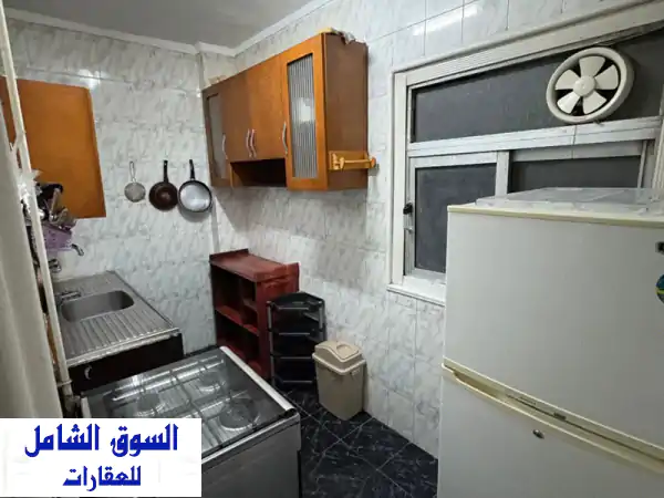 شقة مفروشة للإيجار 150م غرفتين + 2 ق ريسبشن + حمام + مطبخ دور 10 من 12 دور مصعد واجهة فيها غرفتين ...