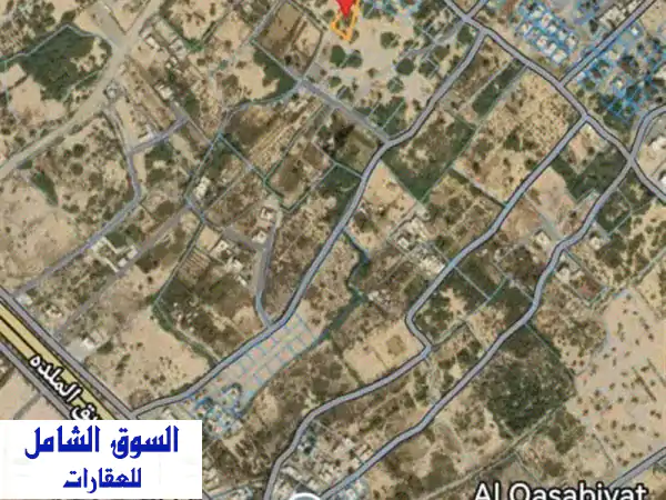 للبيع قطعة أرض في صحم ديل أل بريك بموقع...