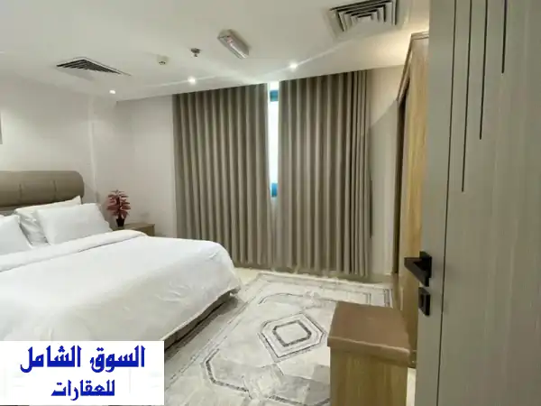 شقة فندقية مفروشة بالكامل في كورنيش عجمان | إيجار أسبوعي/شهري