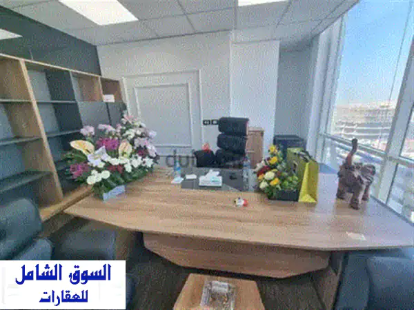 مكتب فاخر للإيجار في تريفيوم - التجمع الخامس | 122م² | سعر لا يُقاوم!