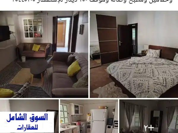 شقة مفروشة للإيجار في عراد الجديد - 3 غرف، 2 حمام،...