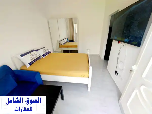 استوديو مفروش فاخر بمدخل خاص في جنوب الشامخة بالرياض...