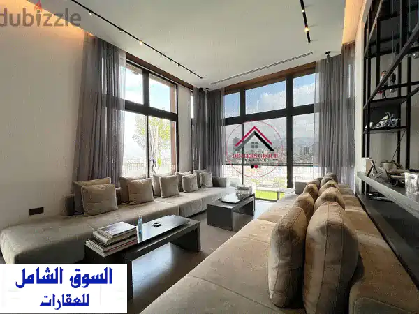 بنتهاوس فاخر للبيع في الأشرفية:  مسبح خاص + تراس خلاب!
