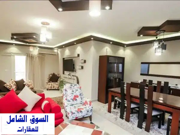 شقة مفروشة فاخرة للإيجار بكفر عبده - قريبة من ميدان...