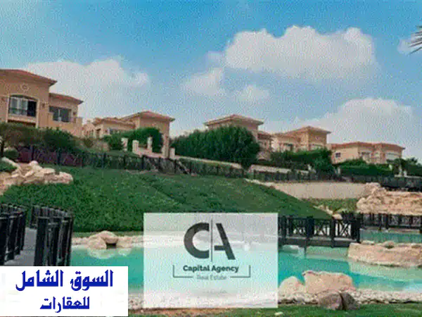 فيلا فاخرة للبيع بموقع متميز بالقرب من كايرو فيستيفال وكمبوند قطامية هايتس ستون بارك