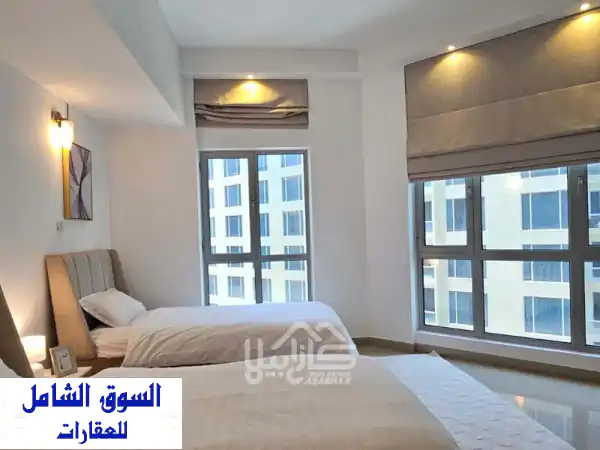 شقة ديلوكس تملك حر في جزر أمواج - مساحة 153م²، 2 غرفة...