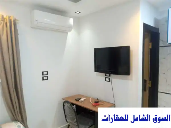 استوديو مفروش فاخر للإيجار في قلب الحي الأول، 6...