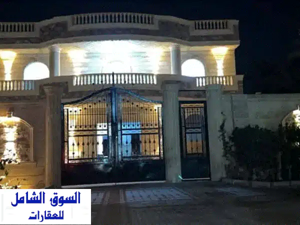 فيلا فاخرة للبيع في واحة الزهراء - الريف الأوروبي | مساحة 825 متر + حمام سباحة