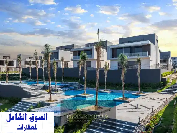 فيلا مستقلة فاخرة للبيع في قلب الشيخ زايد - حمام...