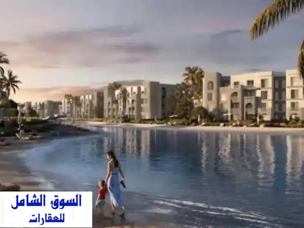 شاليه فاخر على البحر في قرية Summer الأهلي صبور...
