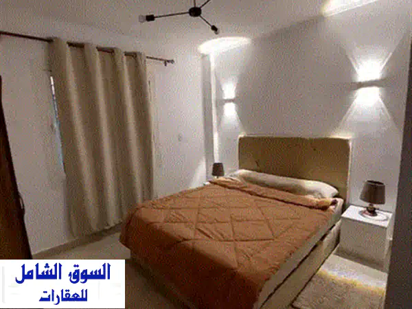 شقة مفروشة فاخرة للإيجار في الرحاب - أرضي بجاردن! قرب جيت واي مول
