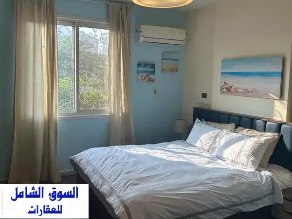 شقة مفروشة فاخرة للإيجار في الرحاب - أرضي بجاردن!...