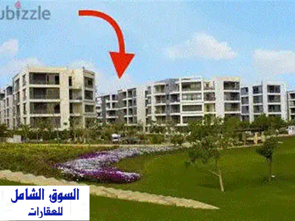 شقة أرضي بحديقة خاصة بكمبوند تاج سلطان | استلام...