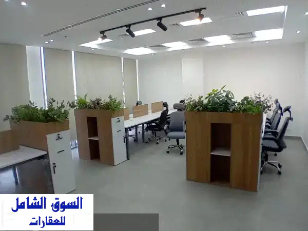 مكتب فاخر جاهز للإيجار في كايرو فيستيفال سيتي -...