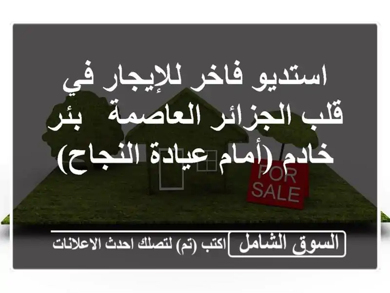 استديو فاخر للإيجار في قلب الجزائر العاصمة - بئر...