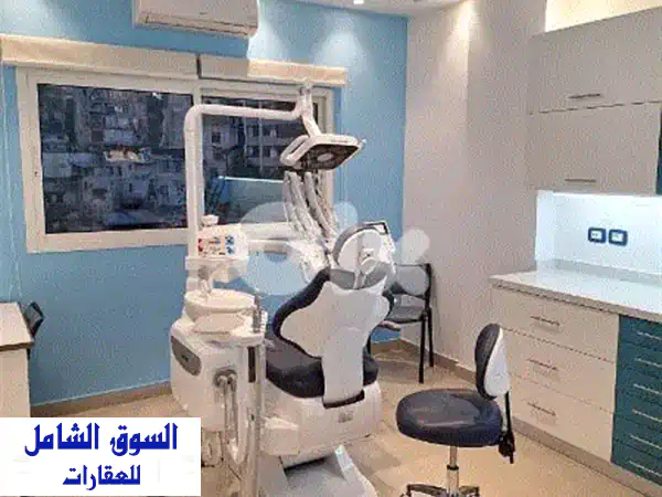 عيادة أسنان مجهزة بالكامل للإيجار - كورنيش...