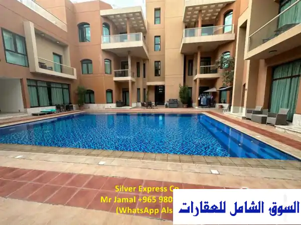 شقة مفروشة فاخرة غرفتين نوم - أرضي بأبو حليفة -...