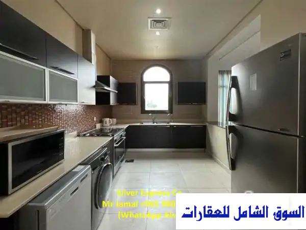 شقة مفروشة فاخرة غرفتين نوم - أرضي بأبو حليفة - مثالية للمغتربين!