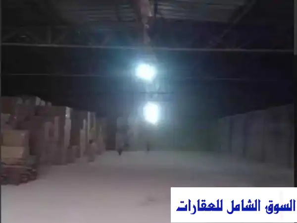 هنجر للبيع في العبور - مساحة 650م²، موقع استراتيجي مميز!