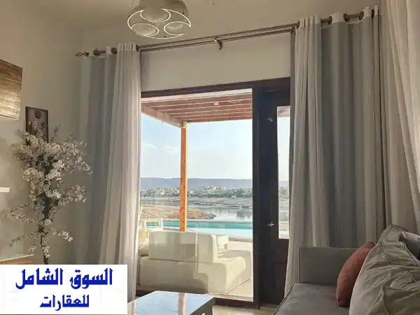 شاليه أرضي فاخر للبيع في مكادي هايتس - الغردقة |...
