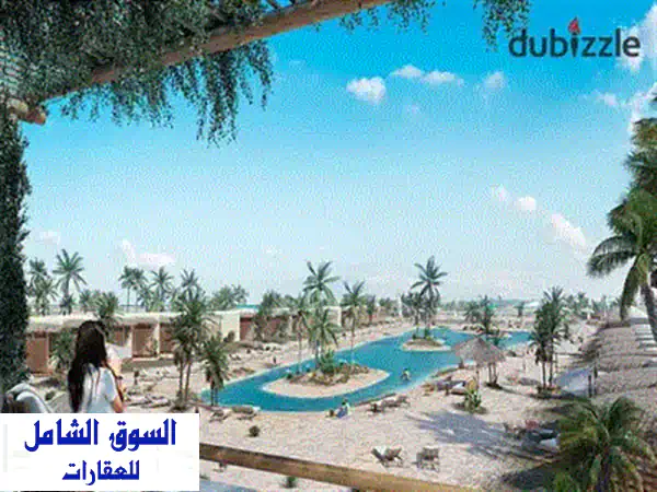 شاليه 3 غرف متشطب بالكامل في فوكا باي - الساحل الشمالي بأقساط حتى 15 سنة!