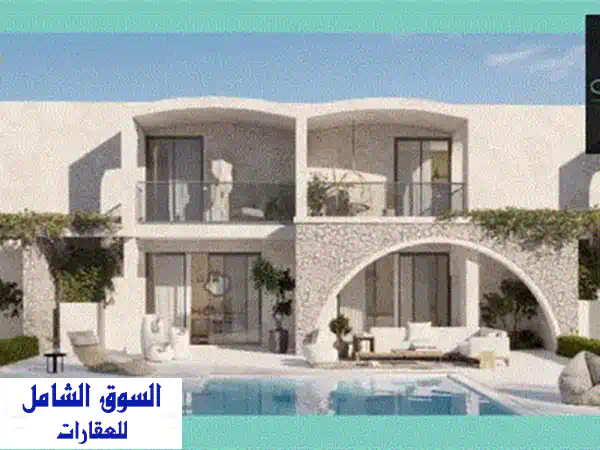 شاليهك المُنتظر في سولت، الساحل الشمالي! 95م² متشطب، فيو لاجون، بمقدم 5% فقط!