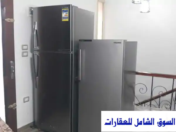 شقة دوبلكس مفروشة للبيع صف أول بجوار جامعة بدر - فرصة ذهبية!