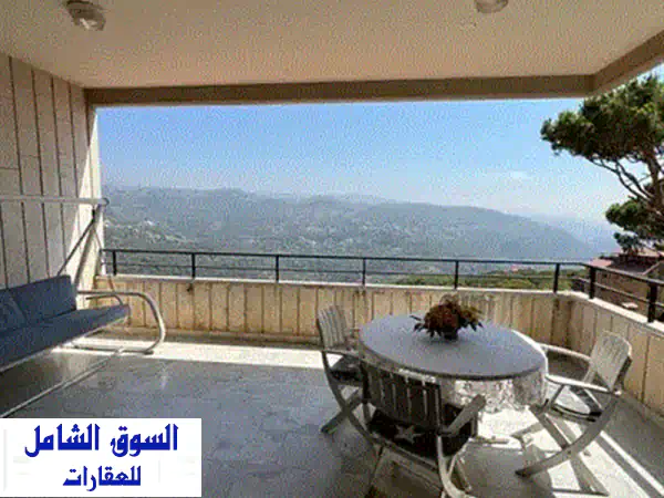 شقة فاخرة للإيجار في قنّابيت برمانا بالقرب من بسليم | مساحة 220 متر مربع