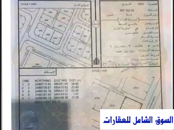 فرصة استثمارية ذهبية! أرض سكنية فاخرة في بدية -...