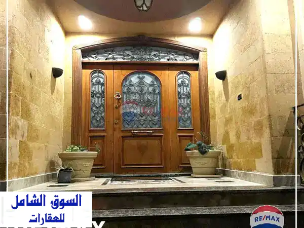 فيلا مستقلة فاخرة + شقة منفصلة للبيع في الياسمين...
