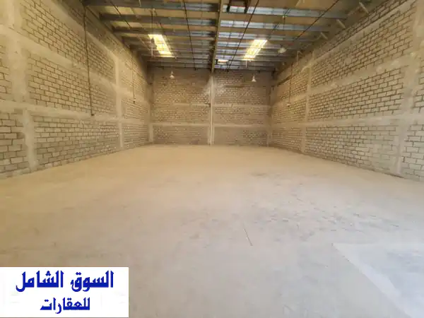 شبرة للإيجار في الصجعة الصناعية - مساحة 3538 قدم مربع...