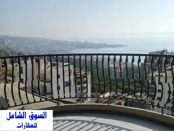 دوبلكس فاخر للإيجار في ساحل alma  بإطلالة...