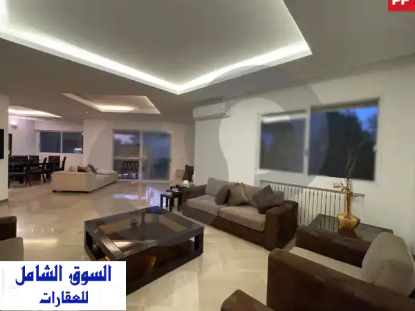 شقة فاخرة ٣٣٠ متر في حازمية مار تقلا - بحديقة خاصة...