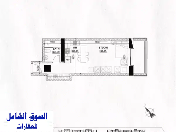 استوديو أحلامك في أبراج عجمان | دفعة أولى وتقسيط مباشر من المطور!