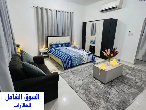 استوديو مفروش فاخر للإيجار بالرياض - جنوب الشامخة -...