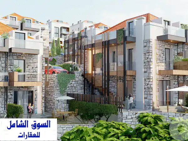 شاليه فاخر للبيع في مشمش، جبيل - مساحة واسعة وتراس...