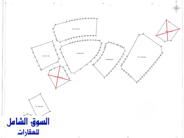 فرصة استثمارية مميزة! 7 أراضٍ فاخرة للإيجار في منطقة...