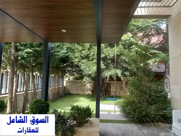 LUX Triplex Villa+garden+ moun view for sale in fakra  للبيع في فقرا
