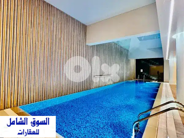 شقة فاخرة للإيجار في كليمنصو - مساحة واسعة + مسبح + جيم