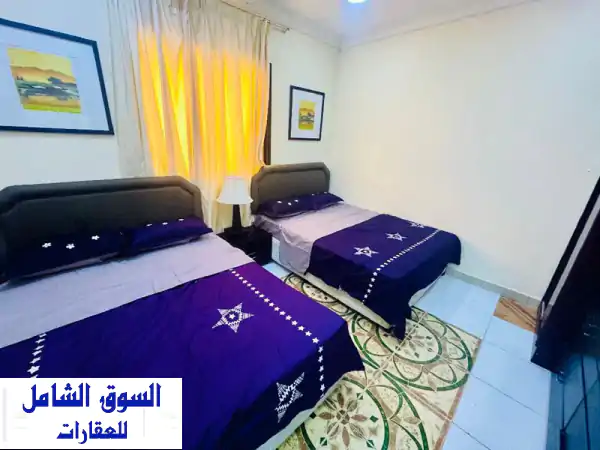 شقة عصرية للإيجار في الجيمي المريجب - غرفة وصالة...