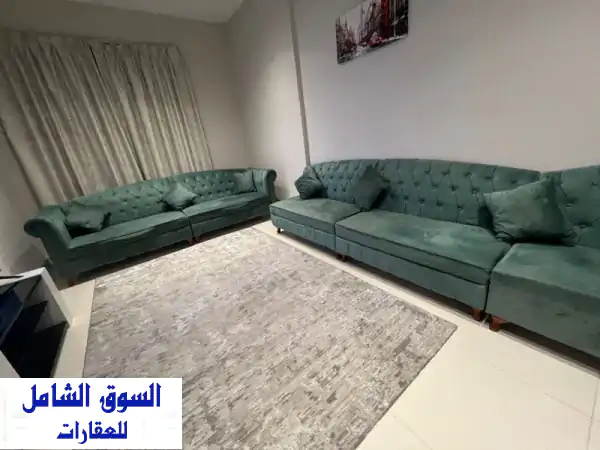 شقة مفروشة بالكامل في عجمان - غرفتين وصالة - 5800...